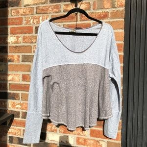 Free People Circular Long Sleeve Top